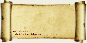 Minja Bebić vizit kartica